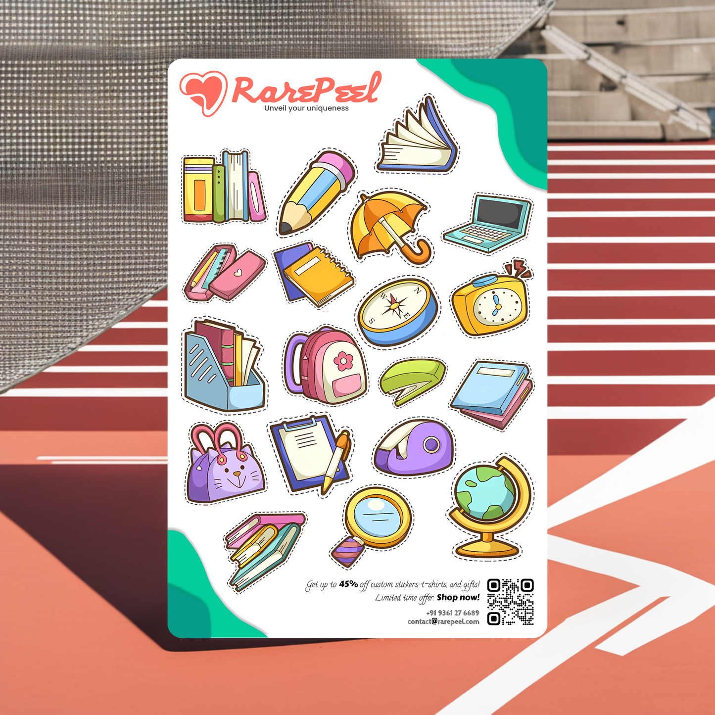 Scholastic Sticker Spectacle: Kid's & Student's Stationery Collection - RarePeel